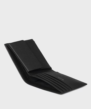 Paul Smith メタルクロップドロゴ 2つ折り財布 ブラック