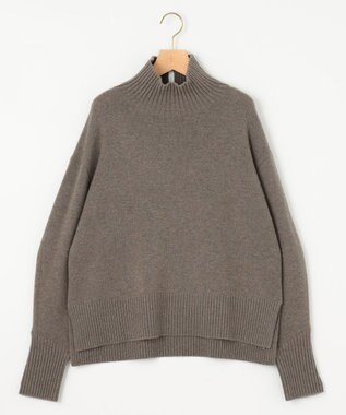 組曲 ウールカシミヤミックス ロールネック ニット ココアブラウン系
