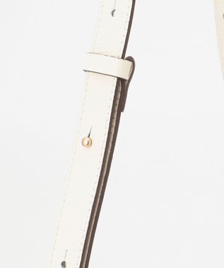 23区 【CLASSY.6月号掲載】LORISTELLA バンブーハンドル ショルダーバッグ ホワイト系