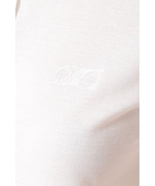 DAKS オリジナルカノコ ポロシャツ ハウスチェックレース衿 スノーホワイト