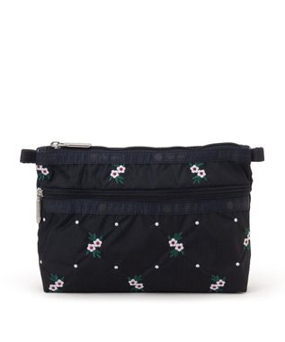 LeSportsac COSMETIC CLUTCH/フローラルラティスEMB