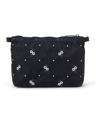 LeSportsac COSMETIC CLUTCH/フローラルラティスEMB フローラルラティスEMB