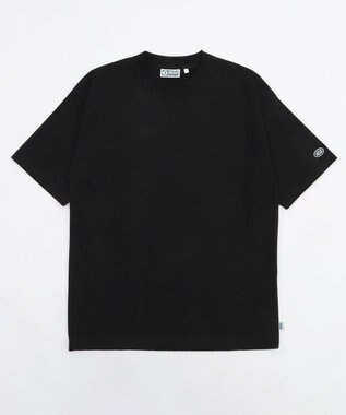 WEGO 【ユニセックス着用ITEM/MLサイズ展開】DISCUS　USAコットンブレンドクルーＴ ブラック