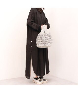 UNBILLION カカトゥ kakatoo / リボンモヘアクロッシェバッグ GY