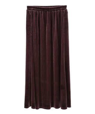 CRAFT STANDARD BOUTIQUE ベロアマーメイドスカート Bordeaux