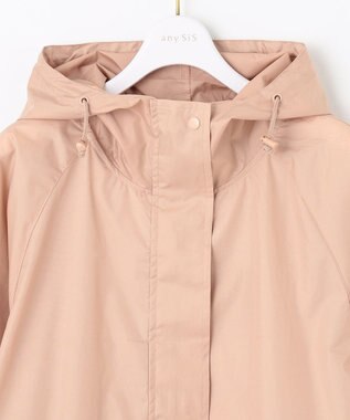 ANY SIS 【WEB限定】モッズギャザー レインコート ピンク