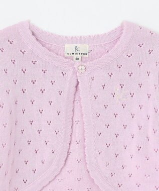 組曲 KIDS 【80~100㎝】ベビー ボレロ ピンク系