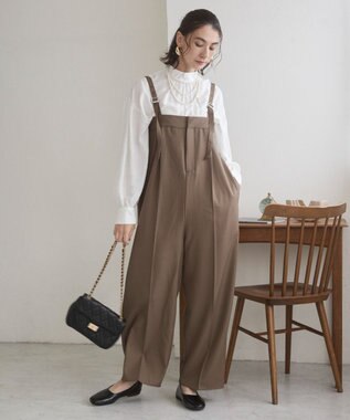 WEGO 【ANGIE VINTAGE】ベアオールインワン カーキ
