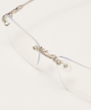 WEGO リムレスデザインアイウェア シルバー