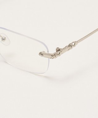 WEGO リムレスデザインアイウェア シルバー