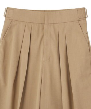 Green Parks タックワイドパンツ Mocha