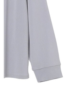 Green Parks ＢＰ　襟タック長袖ブラウソー Sax