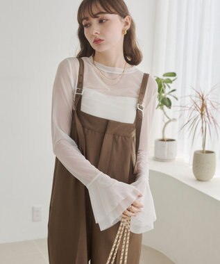 WEGO 【ANGIE VINTAGE】ベアオールインワン カーキ