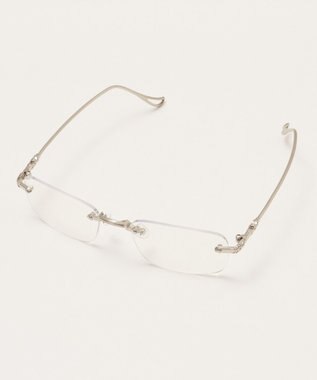 WEGO リムレスデザインアイウェア シルバー