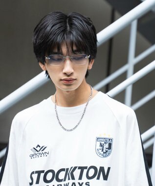 WEGO リムレスデザインアイウェア シルバー