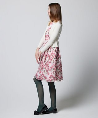 TOCCA 【洗える】SILK RIB CARDIGAN カーディガン アイボリー系