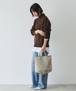 russet 《15か月連続！ブランド月間ランキング1位》コーデュラナイロン 2WAYトートバッグ(CE-1404-WEB) L.Greige