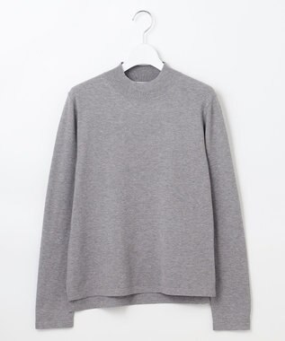 J.PRESS LADIES L 【洗える】PRINCE ハイネック ニット トップグレー系