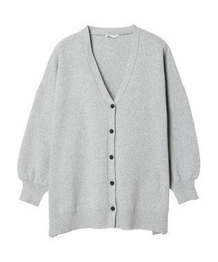 CRAFT STANDARD BOUTIQUE ＶネックＢＩＧシルエットカーディガン Gray