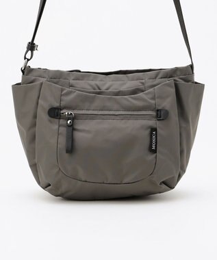 LA BAGAGERIE 【MONICA】ラウンドショルダーバッグ ダークグレー