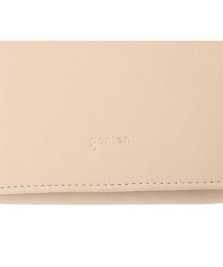 genten ピア ボックス2つ折り財布 エクリュ