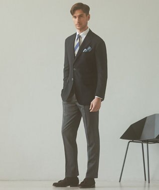 GOTAIRIKU 【形態安定】PREMIUMPLEATS_スナップダウン 通年ドレスシャツ ホワイト系