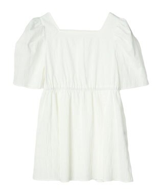 earth music&ecology スクエアネックチュニック Off White