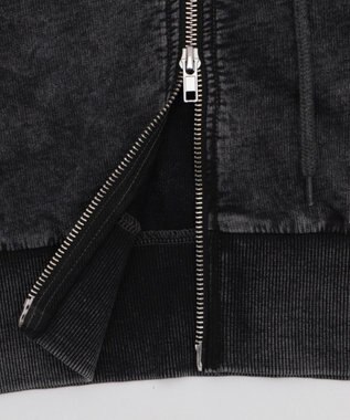 WEGO 半袖ショートパーカー スミクロ