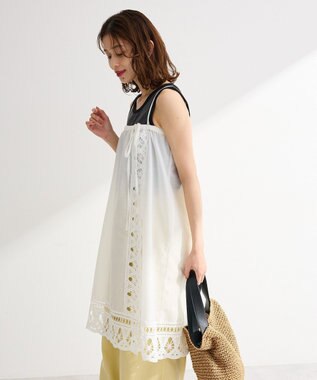 Green Parks ２ｗａｙレースキャミワンピース Off White