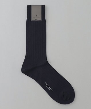 GOTAIRIKU 【超機能性】オリジナル コーデュラ混 リブソックス ネイビー系