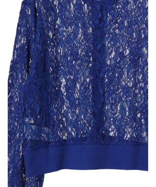 earth music&ecology レースカーディガン Blue