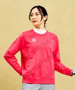 【WOMEN】ロゴスポーツニット イージーケア