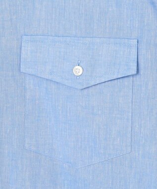 J.PRESS MEN 【WEB・一部店舗限定】リネンコットン シャツ/B.D サックスブルー系