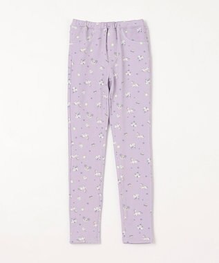 ANY KIDS 7days 裏シャギー 総柄 パンツ ラベンダー系ユニコーン柄