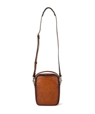 ACE BAGS & LUGGAGE LO HOMME PRESSE アルカイック 本革 日本製 ショルダーバッグ 縦型 71863 ロ・オム・プレッセ ブラウン