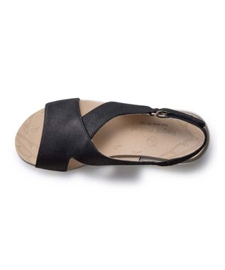 REGAL FOOT COMMUNITY 【リーガルウォーカーレディース】HC71 クロスサンダル サンダル ブラック