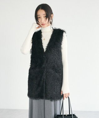 CRAFT STANDARD BOUTIQUE シャギーベスト Black