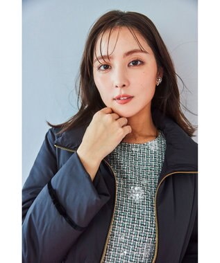 TOCCA FLUFFY PILLOW ショートダウンコート ブラック系