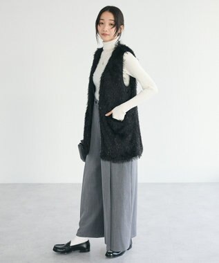 CRAFT STANDARD BOUTIQUE シャギーベスト Black