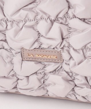 LA BAGAGERIE ポップコーンキルト2WAYトート Mサイズ グレージュ