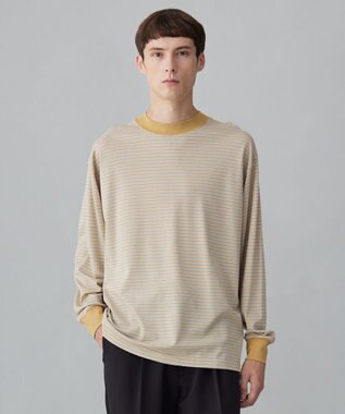 UNFILO MENS 【男女兼用】スマート ストレッチ ロンTEE [24年商品] [新色]イエローボーダー