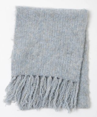 WEGO ブークレニットロングマフラー ライトグレー