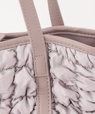 LA BAGAGERIE ポップコーンキルト2WAYトート Mサイズ グレージュ