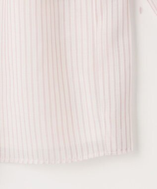 J.PRESS LADIES カチオンストライプ ボウタイ カットソー ピンク系1