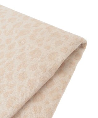 Green Parks レオパードジャガードストール Beige