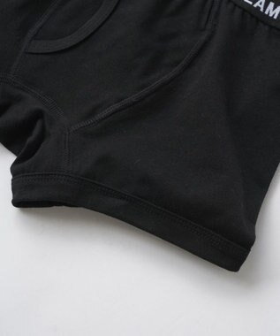 BEAMS SCHOOL ボーイズボクサーパンツ2枚セット ブラック×ブラック
