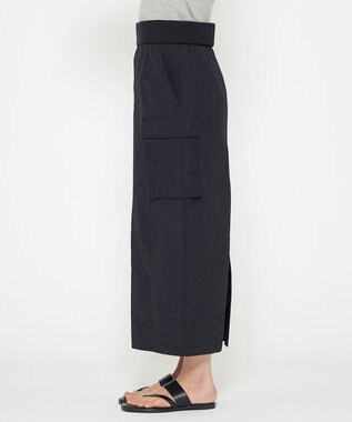 uncrave 【撥水・洗濯機洗い可】プルーフ ナイロン スカート（uncrave WHITE） ブラック