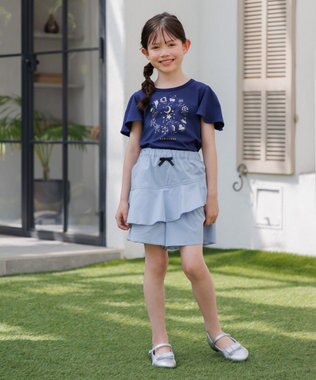 組曲 KIDS 【UVカット加工】【150-160㎝】12星座 Tシャツ ネイビー