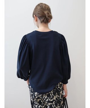 AMERICAN HOLIC ドルマンギャザー７分袖カットプルオーバー Ivory