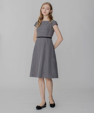 TOCCA 【洗える！】ICON BORDER ドレス ライトグレー系7